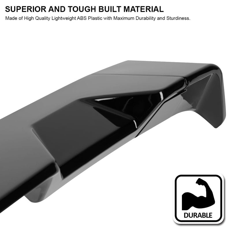 Glossy Black ABS Cab Roof Spoiler Spec-D Tuning for 2014-2021 Toyota Tundra Models