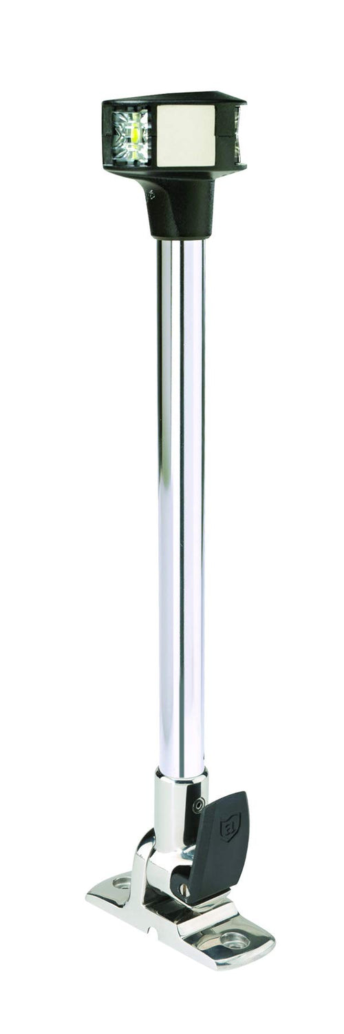 Lightarmor attwood 7812-S-7 Folding 12-Inch LED 3 Nautical Mile Masthead/Anchor Light, Silver