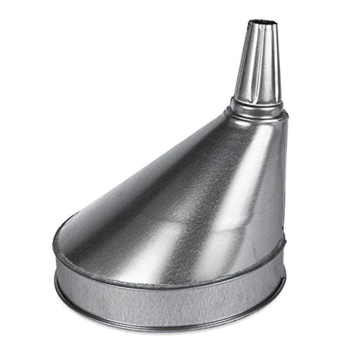 6 Qt Funnel King 94465 Galvanized Offset Funnel W/Screen - 10" Side Spout, Multi