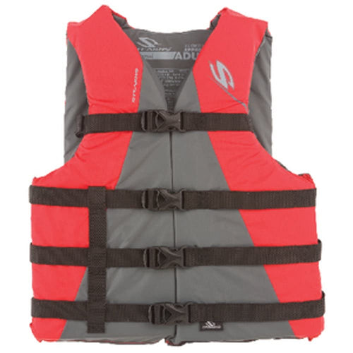 Stearns Classic Series Adult Watersport Life Vest, USCG Approved Life Jacket for Adults, Great for Boating, Fishing, Tubing, & Other Water Sports, Standard & Oversized Options