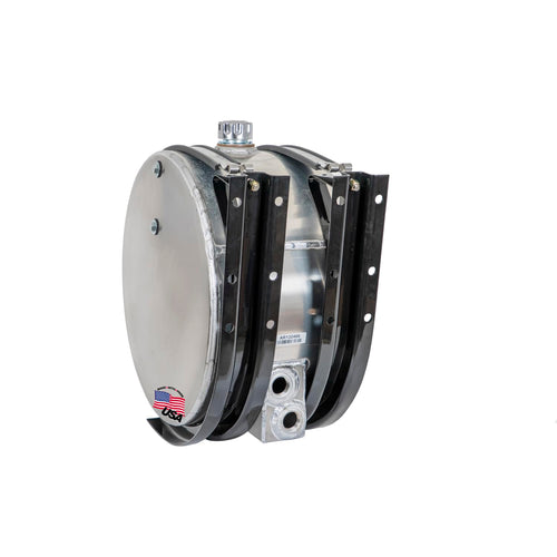 Aluminum Hydraulic Reservoir Buyers Products SMC25AR, 25 Gallon, Dual Rear 1 1/4 NPT Return Port, Internal Baffles and Mounting Brackets, Lightweight & Corrosion Resistant, Hydraulic Accessories