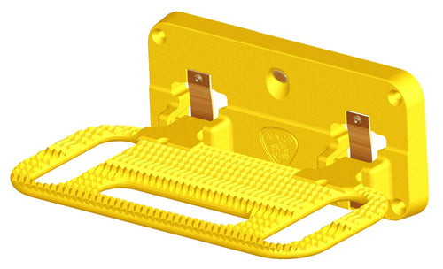 HD Mega Hitch Step Carr's 2 and 2 1/2 Inch Receivers - Safety Yellow