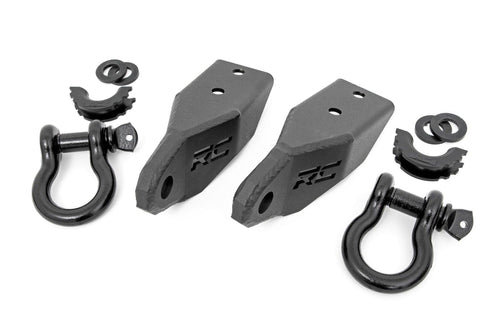 Tow Hook Shackle Mount Kit Rough Country for 2007-2021 Toyota Tundra - RS153