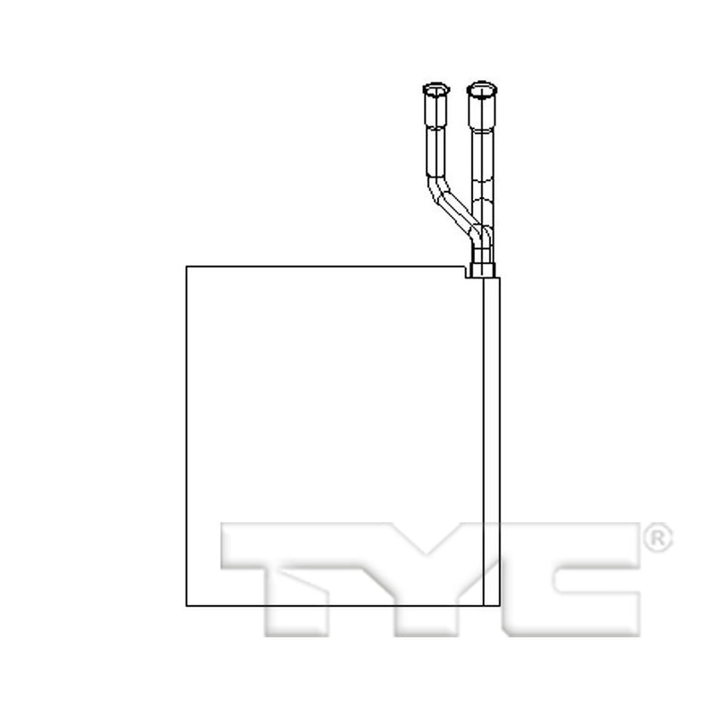 Replacement TYC 97223 Evaporator