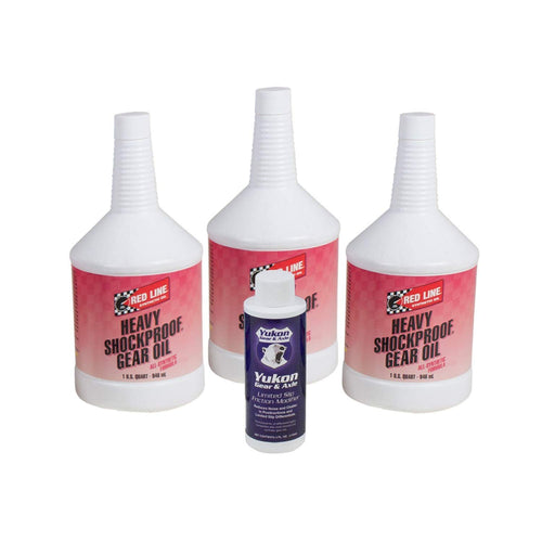 Redline Synthetic Shock Proof Oil with Positraction Additive - Yukon Gear & Axle (OK 3-QRT-A) 3 Quart