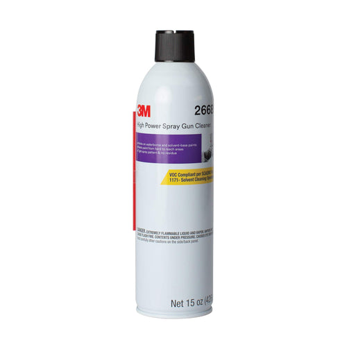 3M Spray Gun Cleaner High Power, 26689, 15 oz, Remove Paint and Coatings from Automotive Industrial Spray Equipment, Pack of 1