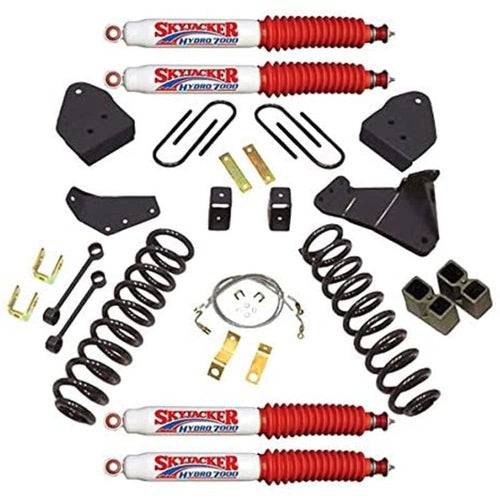 Skyjacker Suspension Lift Kit F8451K-H w/Shock 4 in. Lift. Incl. Front Coil Springs Rear Blocks