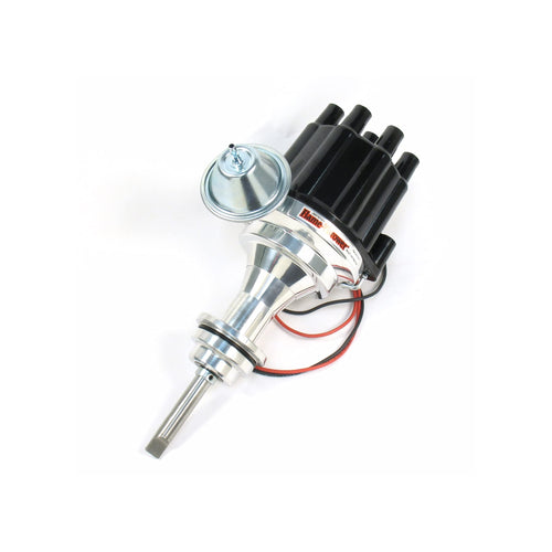 Pertronix D7141700 Flame-Thrower Black Cap Vacuum Advance Billet Electronic Distributor with Ignitor III Technology for Chrysler/Dodge/Plymouth 273-360