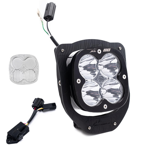 Baja Designs LED Headlight Kit XL80 for Husqvarna Motorcycle FE-S, FE, FE-W 2024 with Dimmer