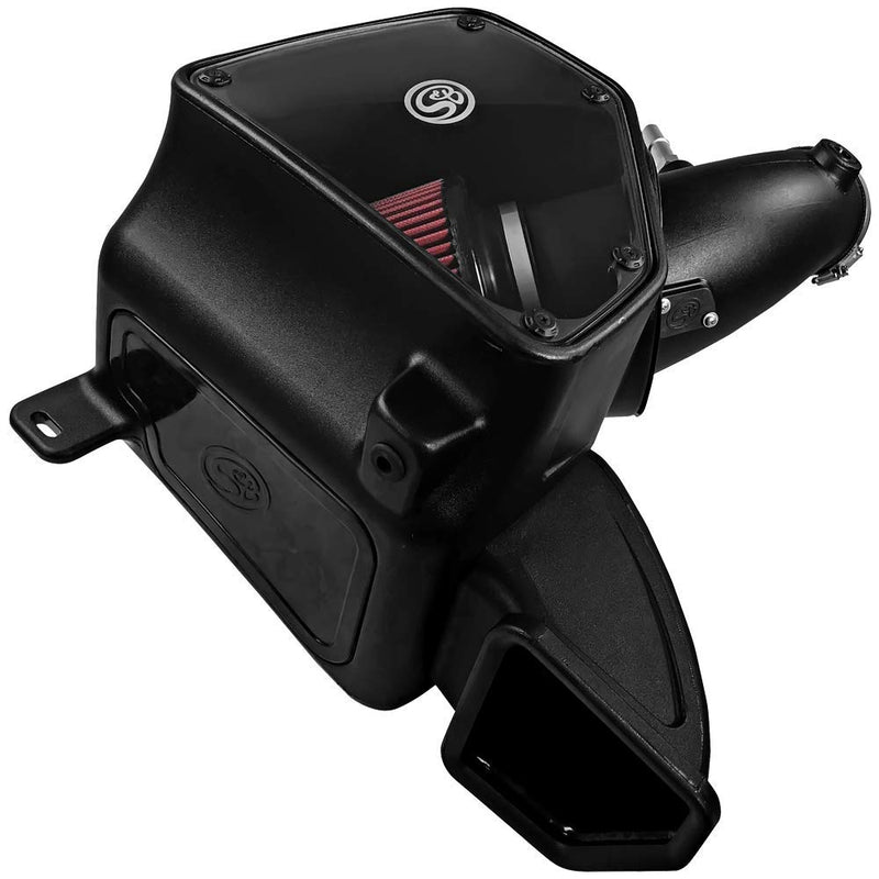 Cold Air Intake S&B Filters 75-5087 For 2014-2018 Dodge Ram 2500/3500 6.4L Hemi (Oiled Cleanable, 8-ply Cotton Filter)