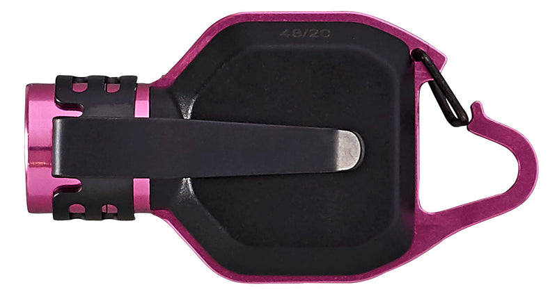 Pocket Mate Streamlight 73303 325-Lumen Keychain/Clip-on USB Rechargeable Flashlight, Pink