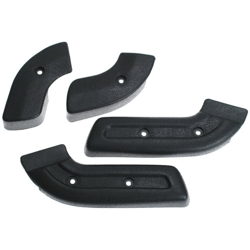 C8AZ-6561692-5B Scott Drake Seat Hinge Covers Black