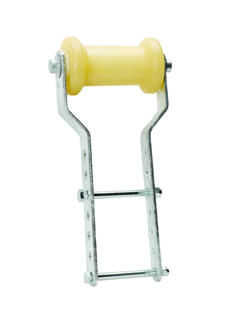Trailer Adjustable CE Smith Keel Roller Bracket Assembly - Durable Boat Trailer Accessory - 3" - Yellow (32013G)