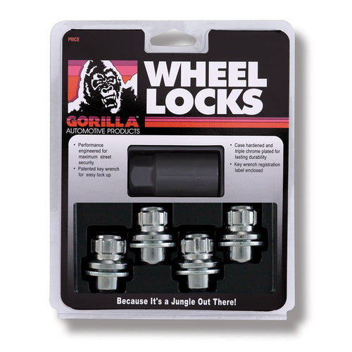 Toyota O.E. Gorilla Automotive Wheel Locks With Washer (12mm x 1.50 Thread Size)