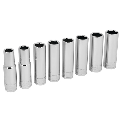 W32400 Performance Tool 8-Piece 1/2-Inch Drive Metric Deep Socket Set