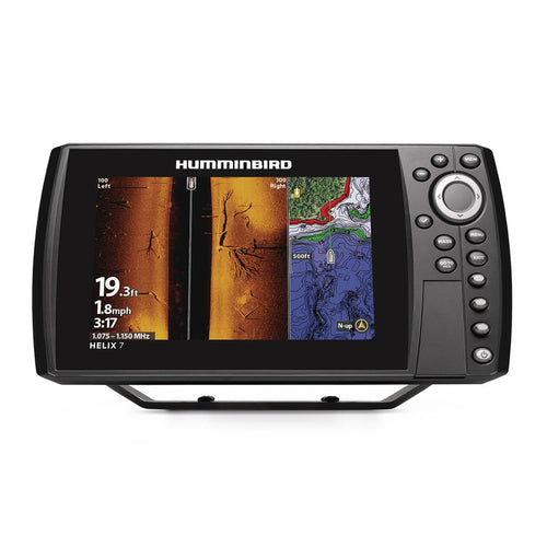 Humminbird GPS Helix 7 G4N Fish Finder with Transducer & MEGA Side Imaging