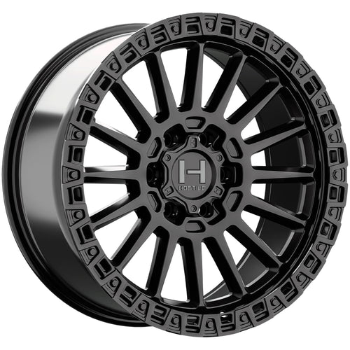 20x9 Hostile H137 Battle Satin Black Wheel Rim 6x135 +1mm Inch
