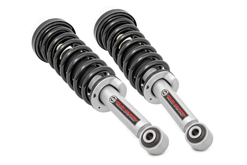 Rough Country N3 Loaded Rear Struts for Ford Bronco (2021-2025) 2" Lift - Pre-Loaded Coil Strut, Bolt-On Install, Set of 2