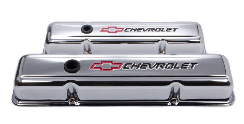 Chrome Proform 141-899 Valve Cover with Baffle, red