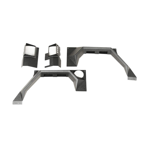 XHD Armor Fender Kit, Rear, Pair | Rugged Ridge | 11615.03 | Fits 2007-2018 Jeep Wrangler JK 2-Door