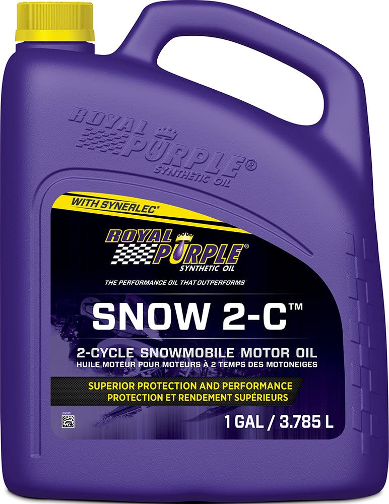 Snow 2-C Royal Purple High Performance Synthetic 2-Cycle Snowmobile Oil - 1 Gallon