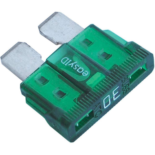 Blue Sea Systems 5298 Illuminating EasyID ATC Fuse - 30 Amp, 2 Pack, Beige