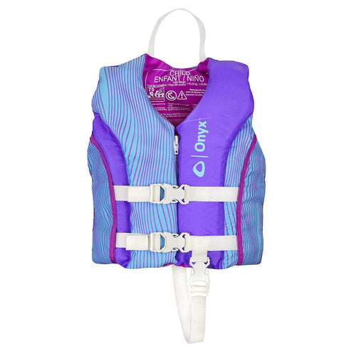 All Adventure ONYX Child Paddle & Water Sports Life Jacket, Purple