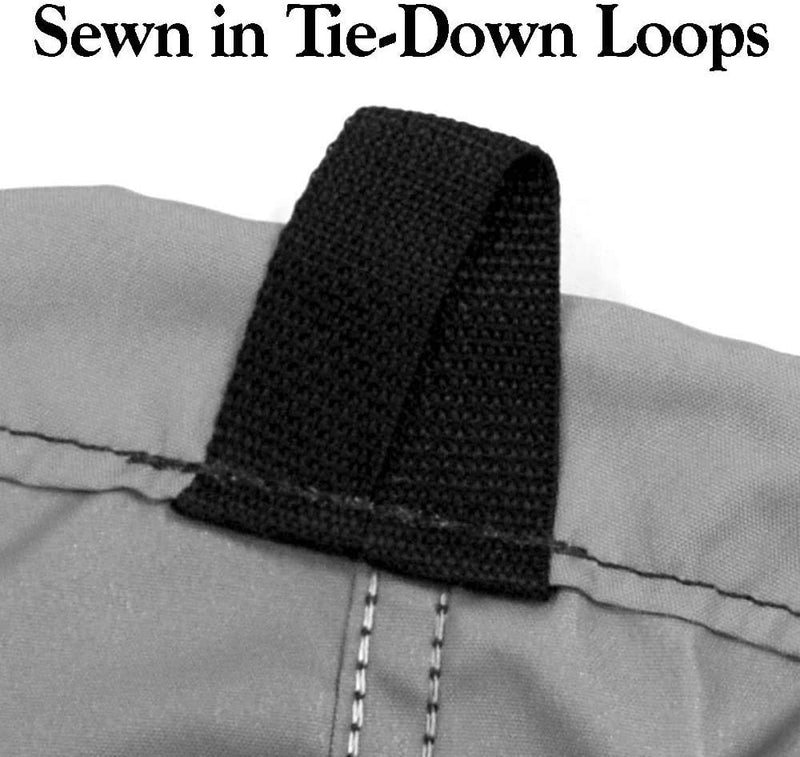 Semi-Custom Trailerite Boat Cover for Offshore Fishing Boats with Outboard Motor - Includes Motor Hood, Cranberry (17'5" - 18'4" CL x 92" B)