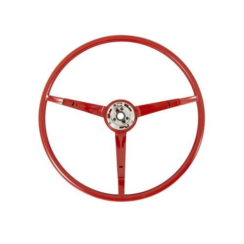 C5ZZ-3600-BR Scott Drake 1965 Standard Steering Wheel Red