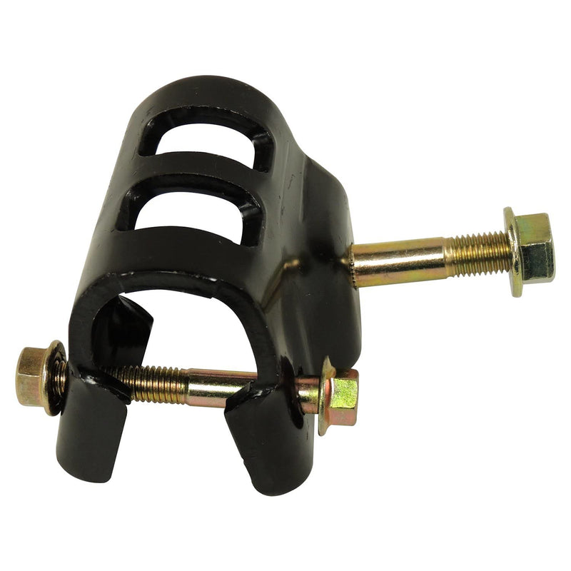 Automotive Crown Steering Stabilizer Bracket, Black, Zinc