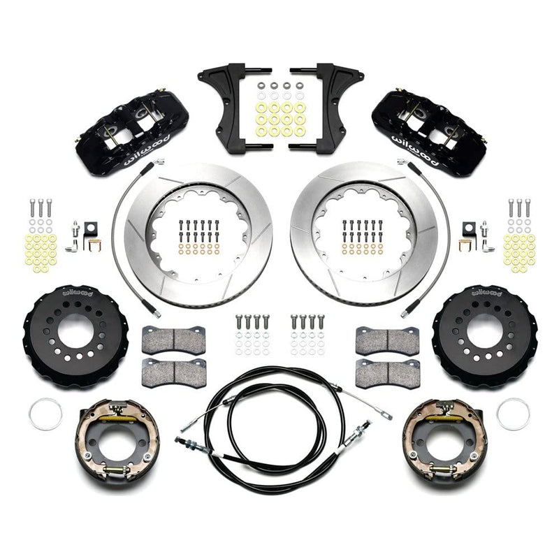Rear AERO4 Kit,14.00, Drilled, Nickel
