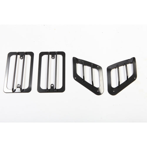 Euro Guard Kit, Rugged Ridge | Turn Signal/Side Marker, Black | 11231.01 | Fits 1997-2006 Jeep Wrangler TJ