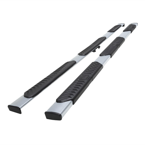 Westin R5 M-Series 28-5234760 Wheel-to-Wheel Nerf Bars XD fits 2020-2025 Silverado Sierra 2500 3500 Crew Cab 6'5" Bed Polished Pair