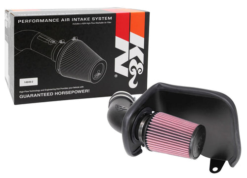 K&N Cold Air Intake Kit: Guaranteed High Performance to Increase Horsepower: Fits 2019-2020 JEEP Cherokee, 63-1585