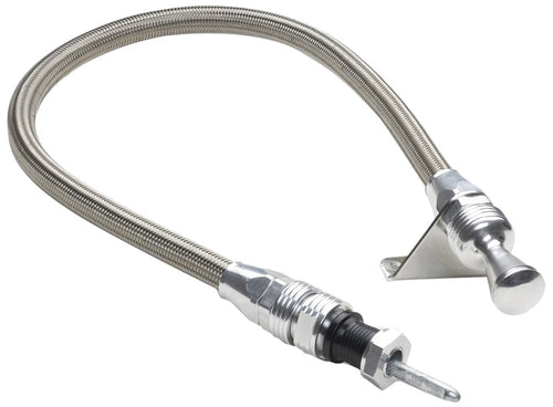 Anchor-Tight Brite Lokar Firewall Mount Transmission Dipstick with Lock for Powerglide OEM and Aftermarket Transmission
