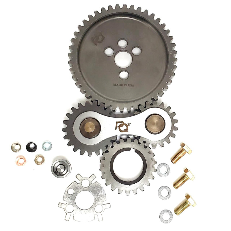 Timing Gear Drive PRW INDUSTRIES, INC. - Dual Gear - Dual Idler - Noisy - Steel - Small Block Chevy - Kit