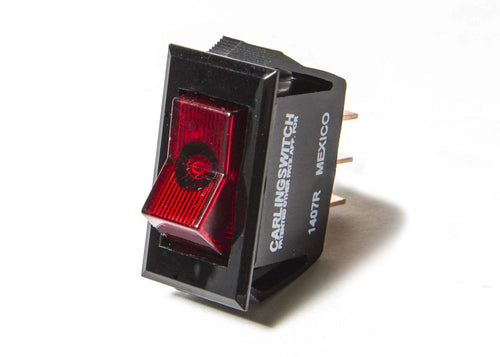 Sierra International Narrow Body RK19630 On-Off SPST Rocker Switch with Blade Terminals Fits 0.550" x 1.125" Stud Terminal