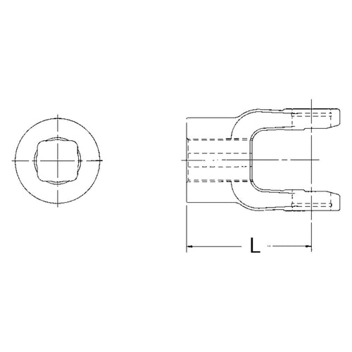 20-9127 Neapco Power Take Off End Yoke
