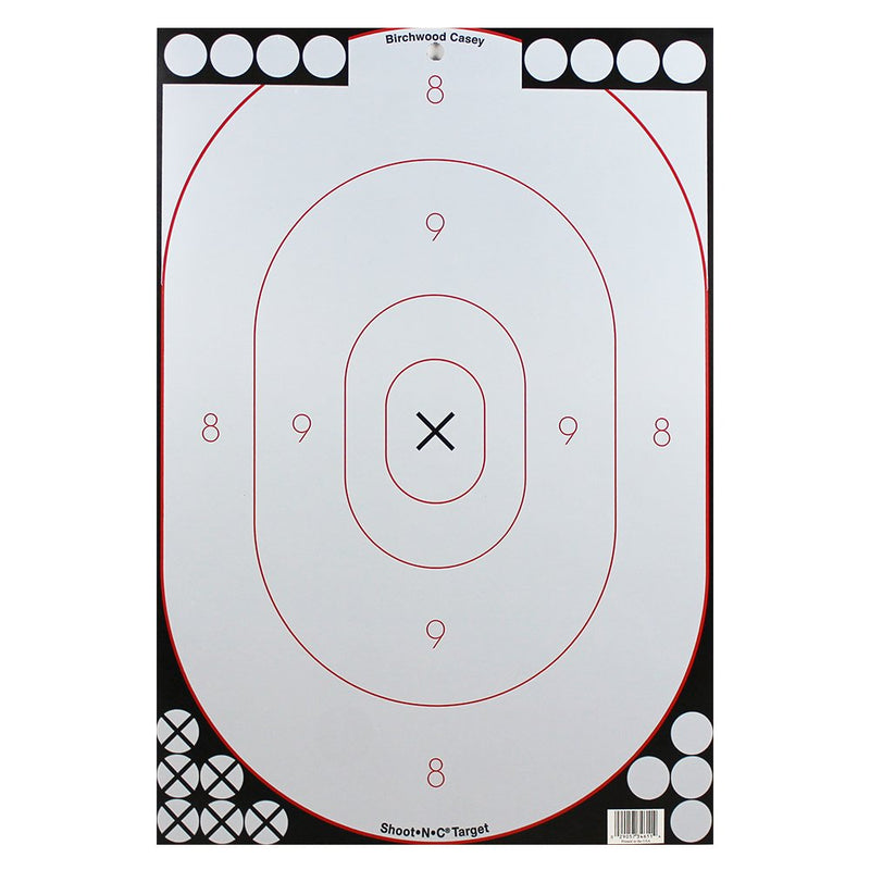 Shoot-N-C Birchwood Casey 12X18 Silhouette 5 Pack