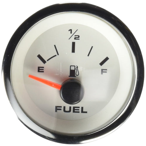 Premier Sierra International 62551P E - 1/2 - F Dial Range Scratch Resistant Pro Fuel Gauge, 2"