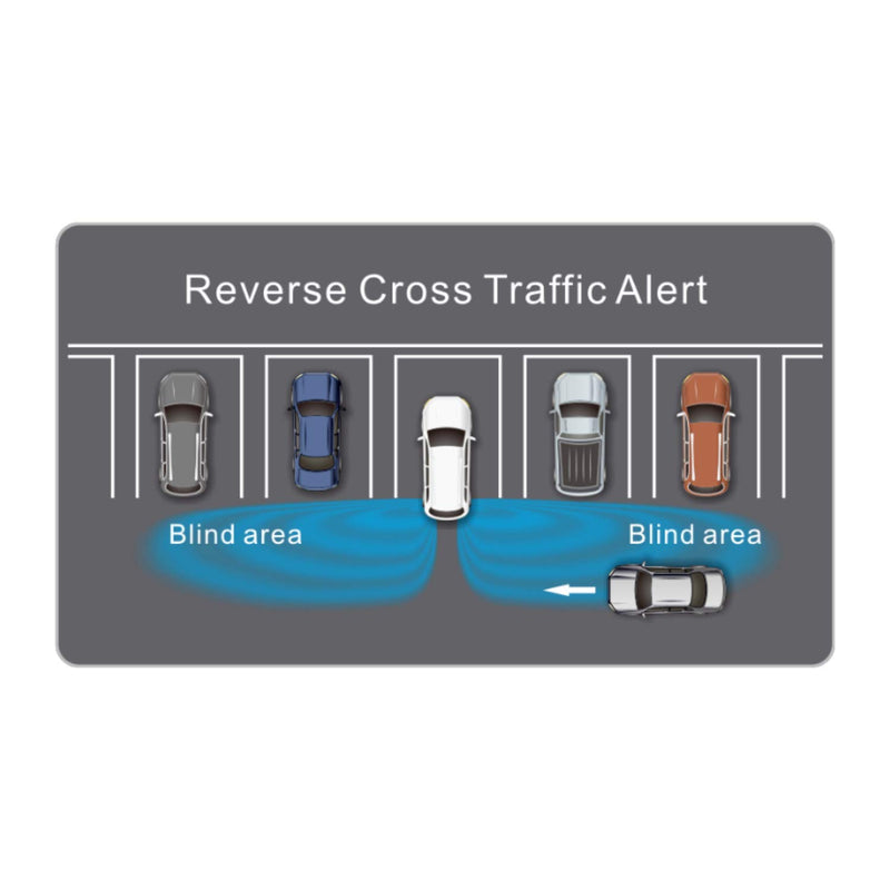License Plate Bar BSS2LPB Microwave Radar Blindspot Detection System