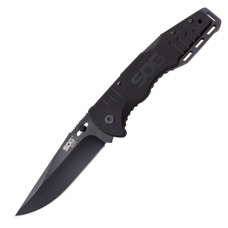 G-10 Handle, Fusion Salute, Black Blade, Plain