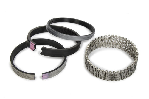 77 MICHIGAN Piston Rings, 4.040 in Bore, 5/64 x 5/64 x 3/16 in Thick, Standard Tension, Plasma Moly, 8 Cylinder, Kit