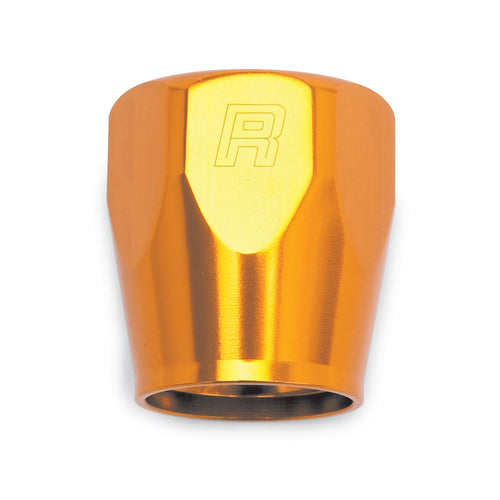 Hose End Socket Edelbrock 615534 -8 An Polished & Orange Anodized (Qty Of 2)
