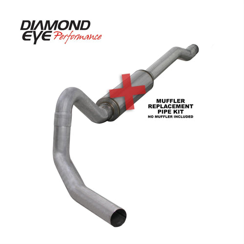 4" Diamond Eye Cat-Back Exhaust Aluminum 03-05 Made for and Compatible with the Ford 6.0L Excursion No muffler