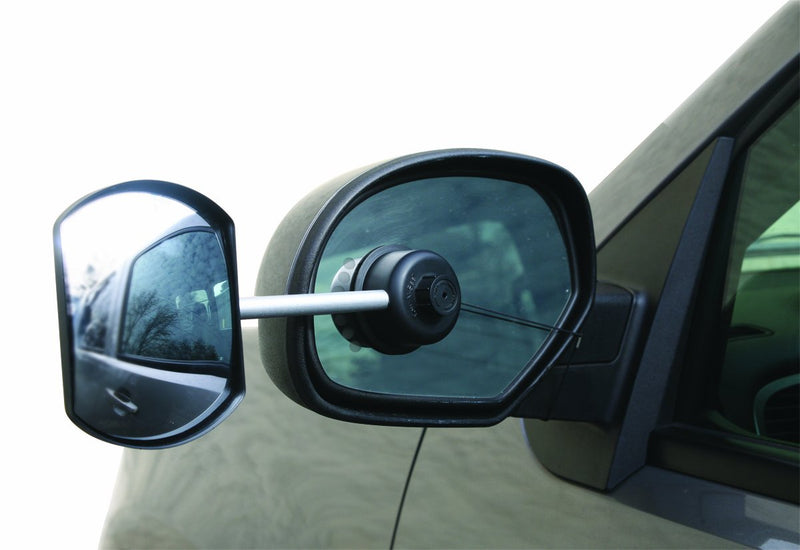 Tow-N-See Camco Mirror | Features Quick and Simple Installation & Attaches to Existing Side Mirror | Perfect to Add to RV Accessories, Truck Accessories, Car Accessories & More | Convex Style (25668)