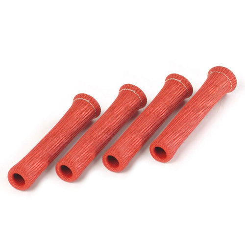 Protect-A-Boot Design Engineering 10524 Red 6" Spark Plug Boot Protector Sleeves (Pack of 4)