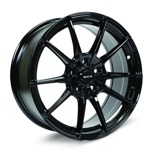 Custom RTX Wheel - 17x7.5, 40 Offset, 5x114.3 Bolt Pattern, 73.1mm Hub - Gloss Black Rim