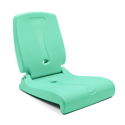 Step2 Flip Seat Folding, Lightweight Portable Outdoor Chair for Poolside, Camping, Beach, Boats, Tailgates, Durable Ground Chair with Back Support for Adults, Mint
