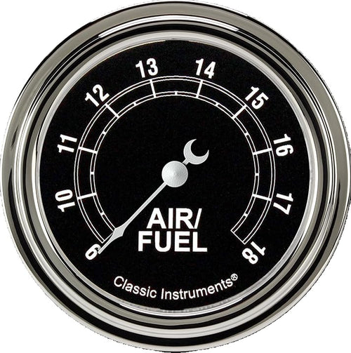 TR394SLF Classic Instruments Traditional 2 5/8" Air/Fuel Ratio Gauge Full Sweep